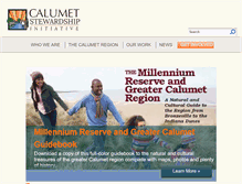 Tablet Screenshot of calumetstewardship.org